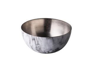 Rozsdamentes acél. tál vintage márvány Ø25 cm