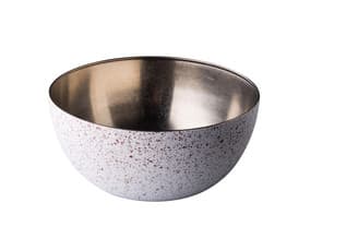 Rozsdamentes acél. tál vintage speckle Ø30 cm 8L