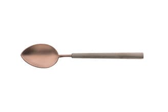 Evőkanál SR 18/10 alátét csoki/antracit 20,4 cm