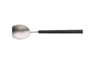 Ice-/desszertkanál 18/10 vintage/alátét fekete 12,8 cm