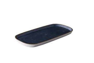 Tányér téglalap Ocean sötét kék 36,9 cm