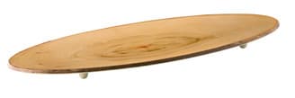 Fa tálca ovális 65 x 26 cm
