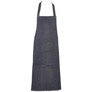 Unwashed denim bib kötény 70 x 90 cm