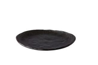 Tányér oyster fekete 21cm
