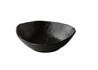 Tál oyster fekete 18cm