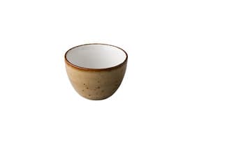Rakásolható kerek tál reaktív homok 10,5 cm