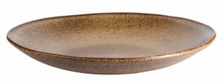 Q Authentic kő barna coupe tál 26,5 cm