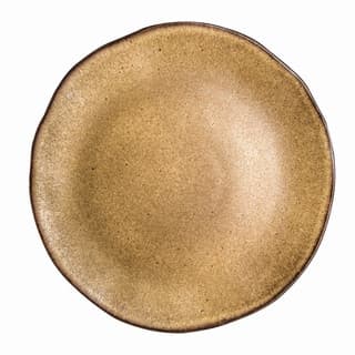 Q Authentic kő barna tányér 31,5 cm