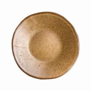 Q Authentic kő barna tányér 16 cm
