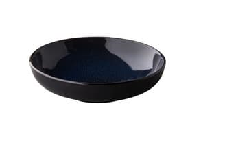 Mélytányér Speckle reaktív glaze kék 22cm