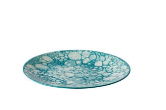 Tányér Bubble türkiz 27,5 cm