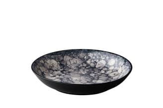 Mélytányér Bubble fekete 21 cm