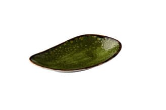 Jersey téglalap tányér zöld 20,5 cm