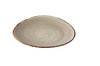 Jersey tányér háromszög szürke 21 cm