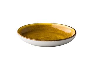 Jersey mély kerek tányér sárga 23,5 cm