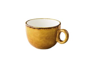 Jersey latte kávéscsésze rakásolható sárga 350 ml
