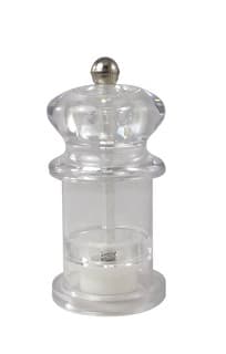 Acrylic salt/pepper mill universal 10 cm