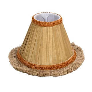 Lámpa shade bézs fringe