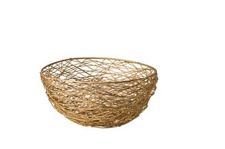 Drót kosár arany 30 cm