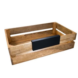Büfé rekesz mangófa fa 56 x 35 x 15 cm