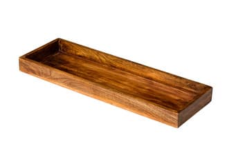 Téglalap woorden tálaló tányér mangófa 62x21 cm