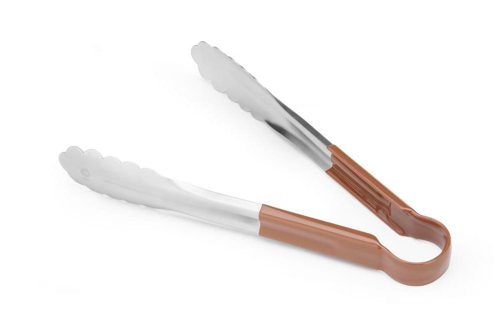 Tálaló csipesz HACCP 250 mm - Barna - (L)250mm