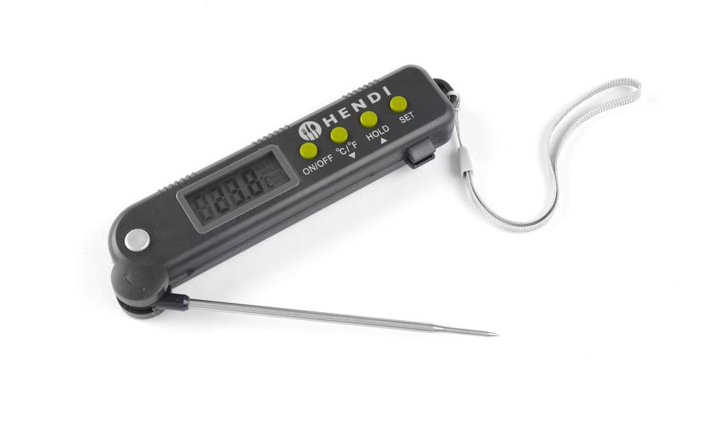 Hőmérő összecsukható szondával - 160x40x(H)25mm