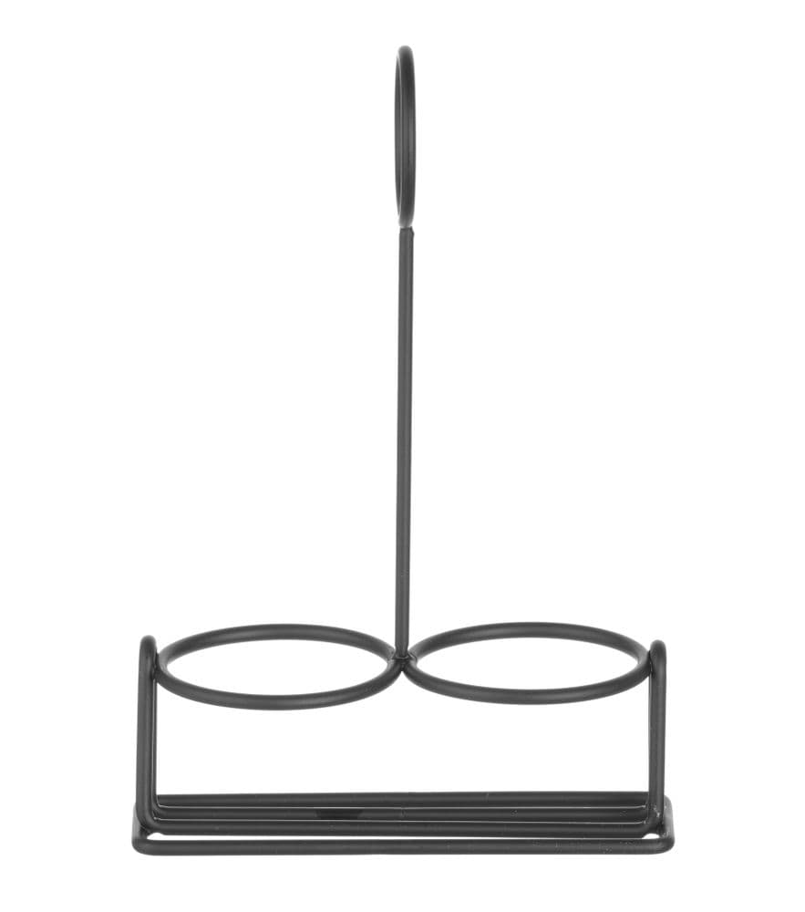 Fűszertartó állvány fekete - 135x65x(H)200mm