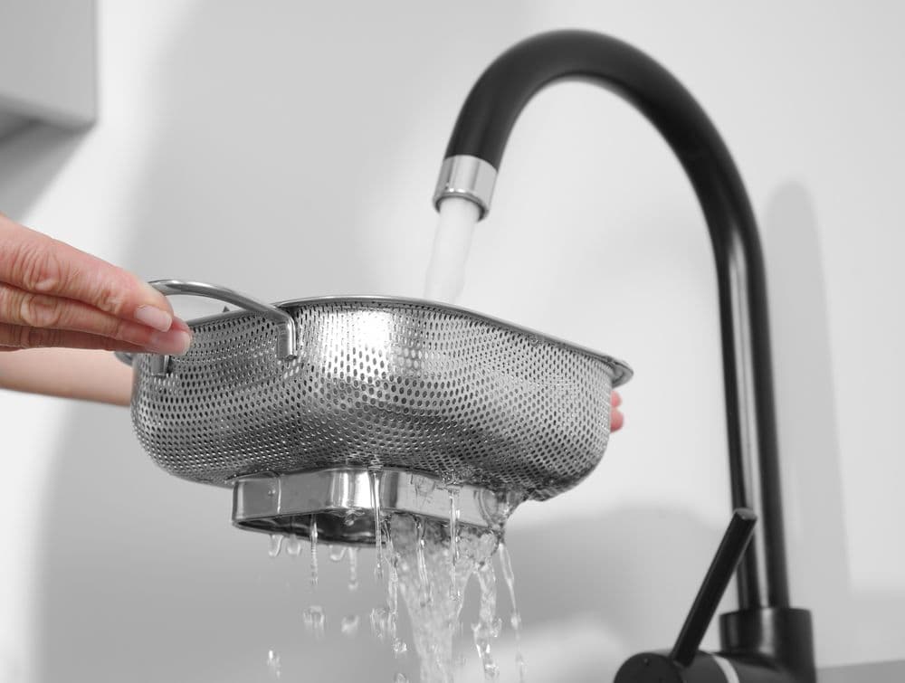 Szűrőedény négyzet alakú - finomszemű - 290x218x(H)80mm