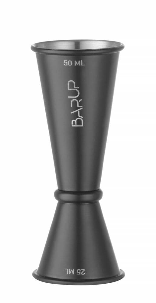 Jigger 25/50 ml - BarUp - Fekete - ⌀44x(H)110mm