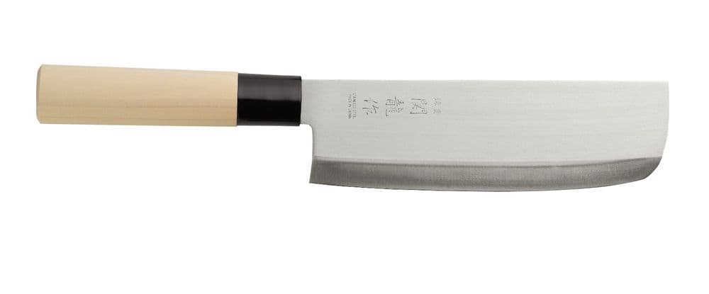 Japán kés Nakiri - Fekete - (L)290mm