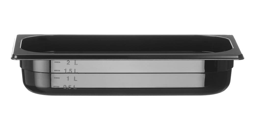 GN edény 1/3 - Profi Termékcsalád - GN 1/3 - 2,5L - Fekete - 325x176x(H)65mm