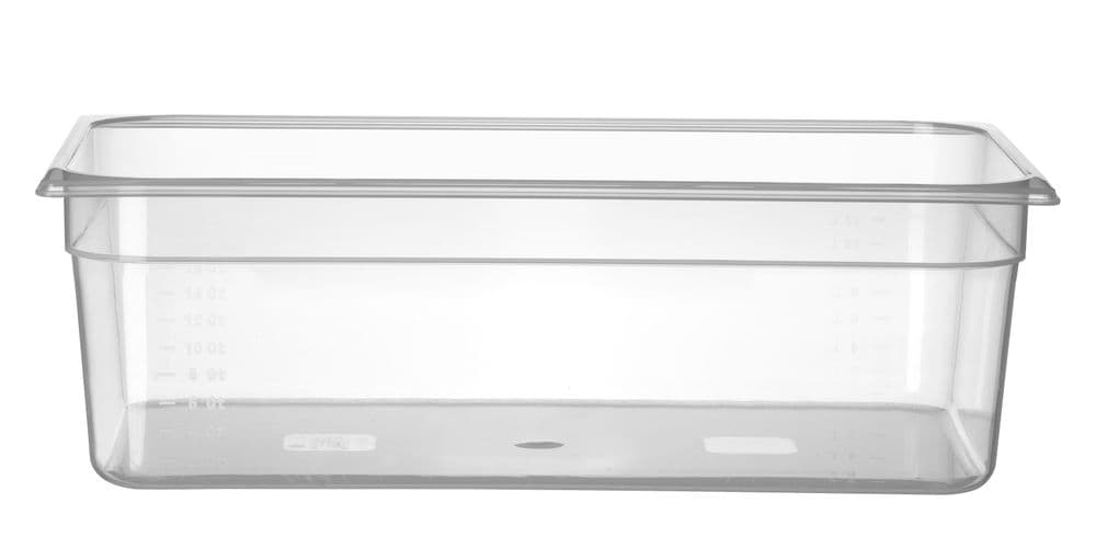 GN edény 1/1 - Profi Termékcsalád - GN 1/1 - 21L - Átlátszó - 530x325x(H)150mm