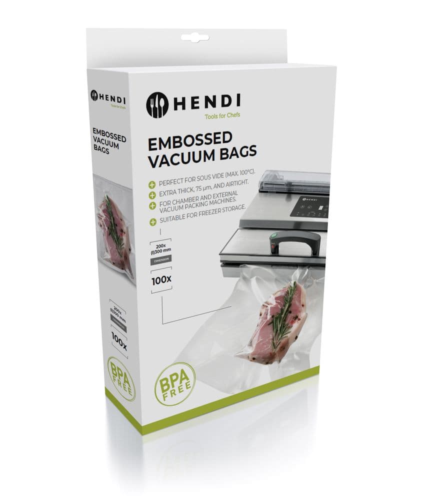 Bordázott vákuum tasakok - 100 db. - 200x300mm