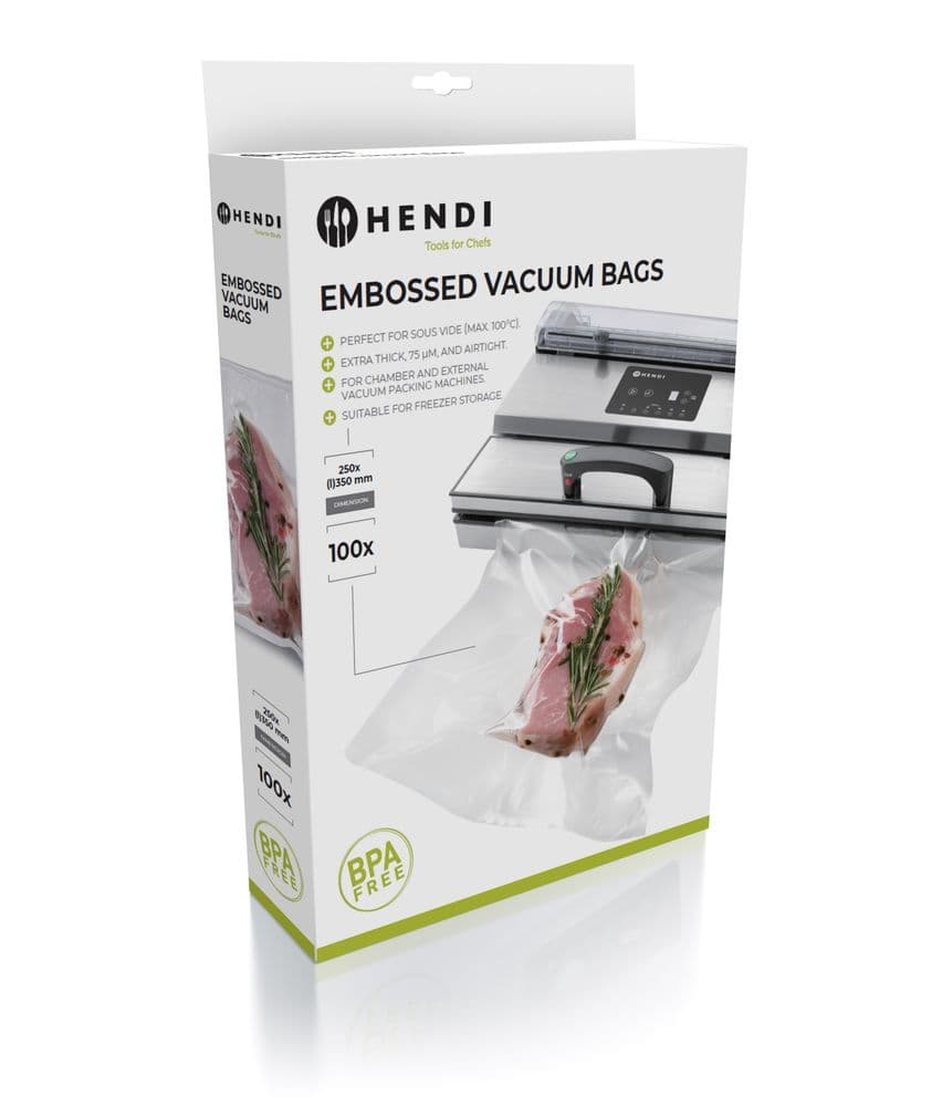 Bordázott vákuum tasakok - 100 db. - 250x350mm