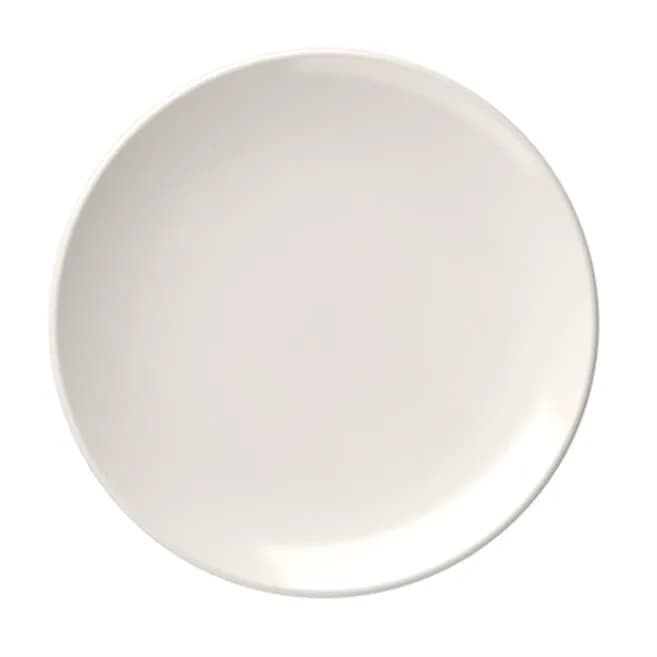 Lona lapostányér 25 cm (fehér, díszítetlen)
