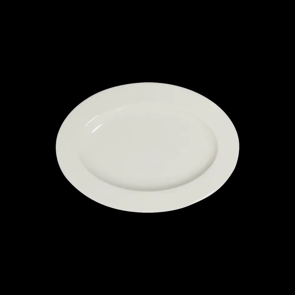Frame ovális tányér 29 cm (fehér, díszítetlen)