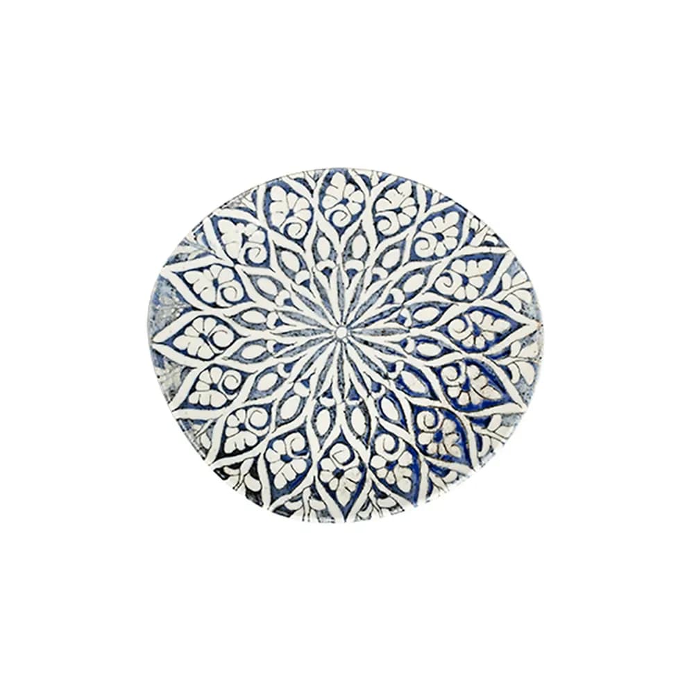 Granada Blue Pebble lapostányér 21 x 19 cm