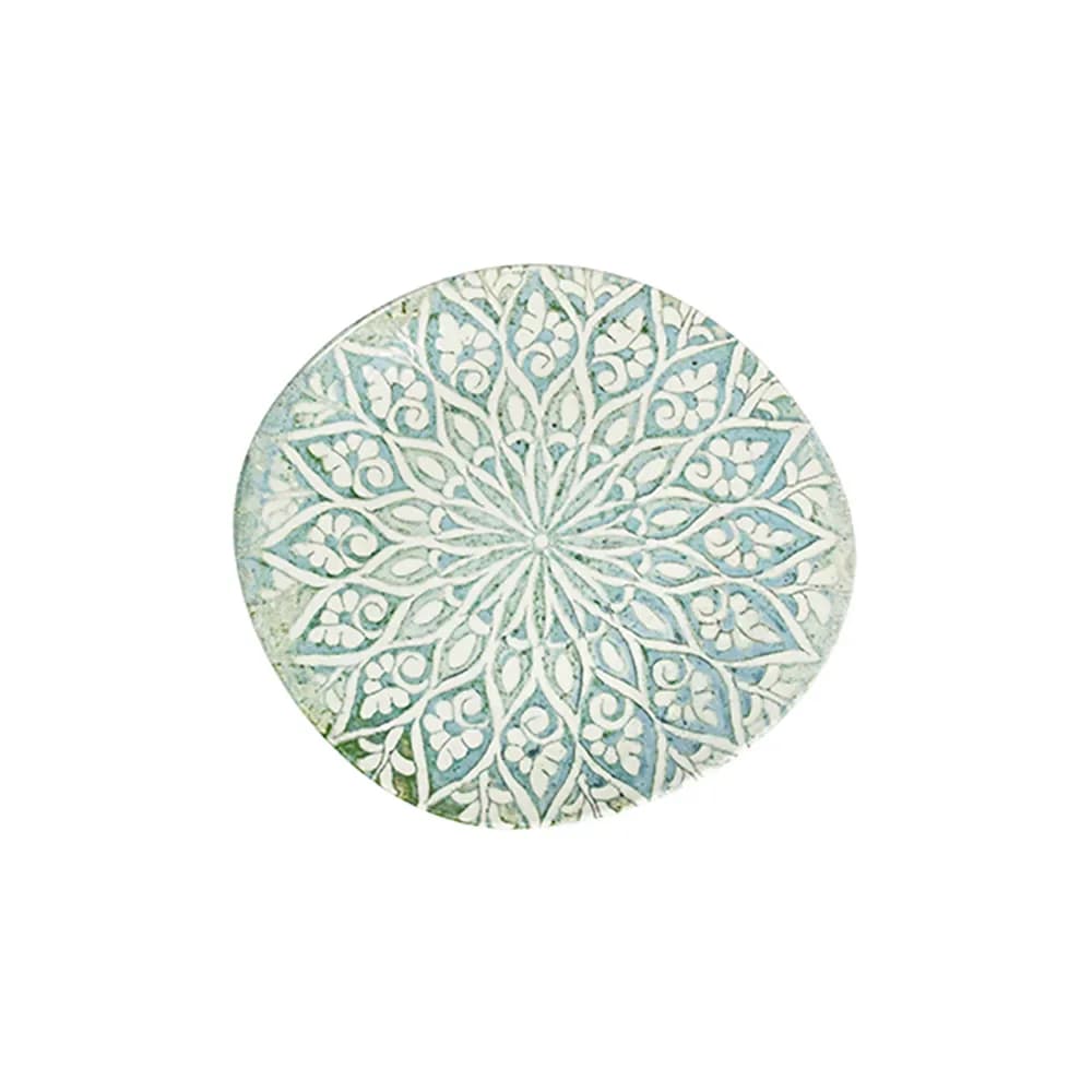 Granada Turquoise Pebble lapostányér 21 x 19 cm