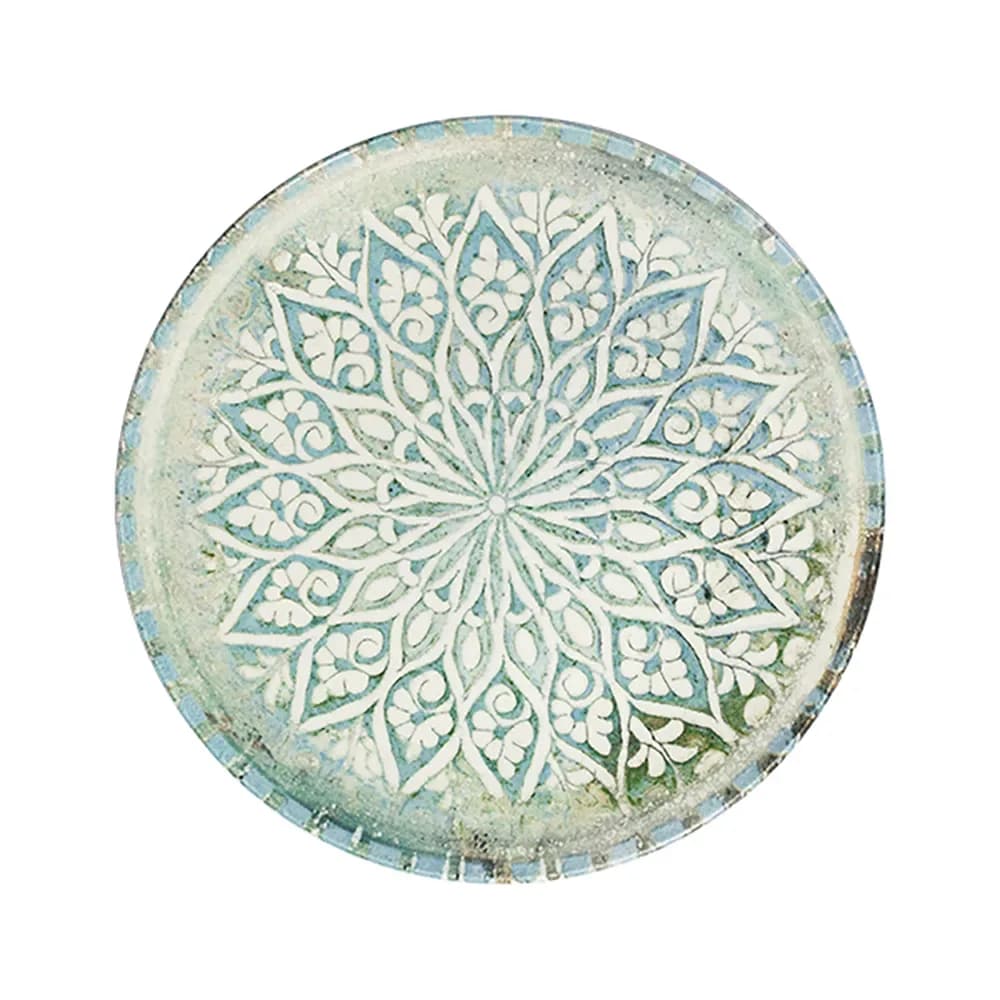 Granada Turquoise Tuval lapostányér 28 cm