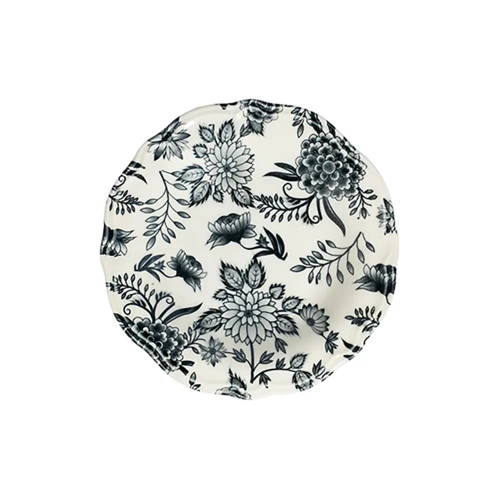 Herba Black Fulya mélytányér 22 cm