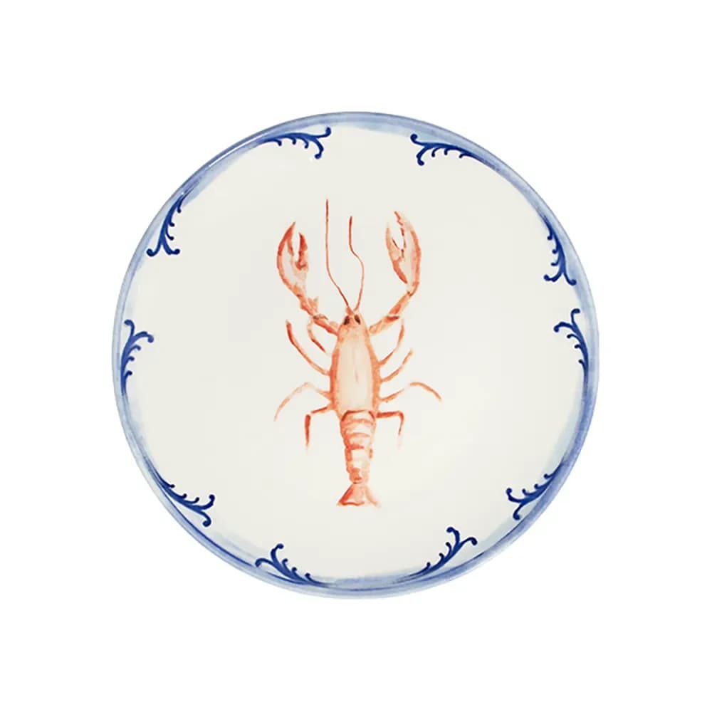 Lobster Blue Tuval lapostányér 25 cm