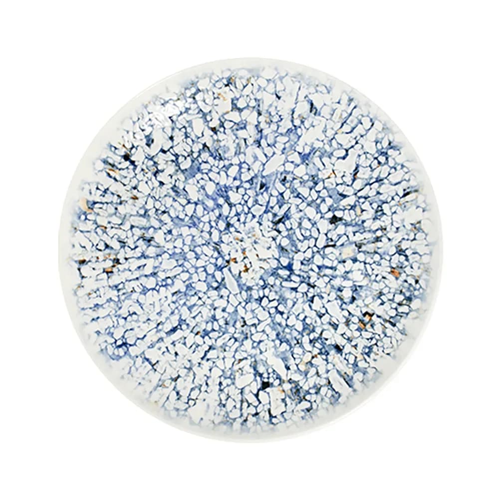 Mosaic Blue Tuval lapostányér 28 cm