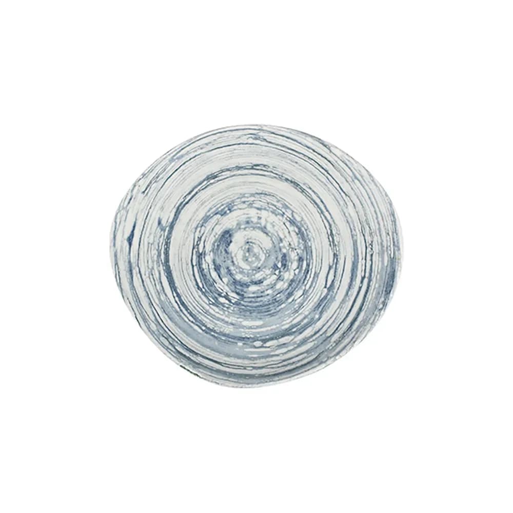 Swirl Blue Pebble lapostányér 21 x 19 cm