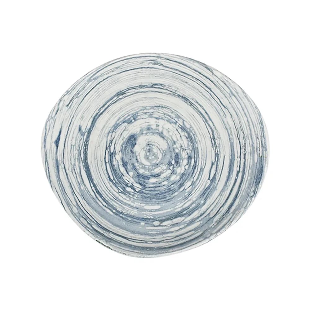 Swirl Blue Pebble lapostányér 27 x 24 cm