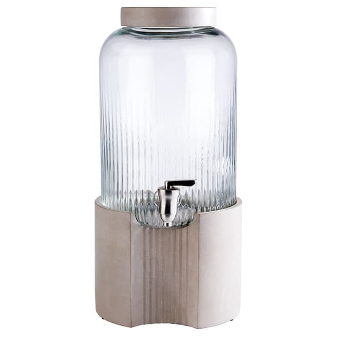 Element italadagoló üveg 10400 átm. 22 cm, m: 45 cm, 7 l