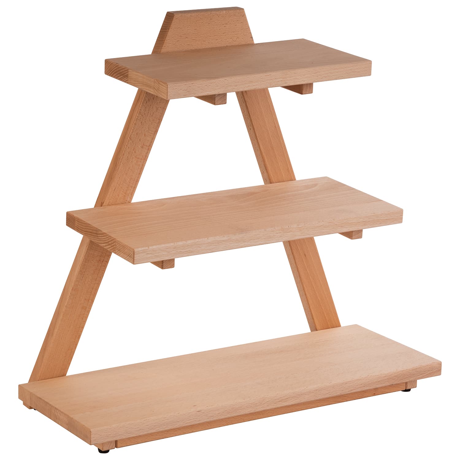 Triangle büféállvány fa 53 x 21 cm, m: 50 cm
