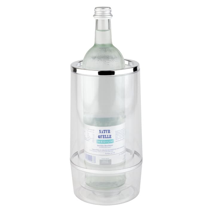 Palackhűtő átlátszó round outer átm. 12 cm