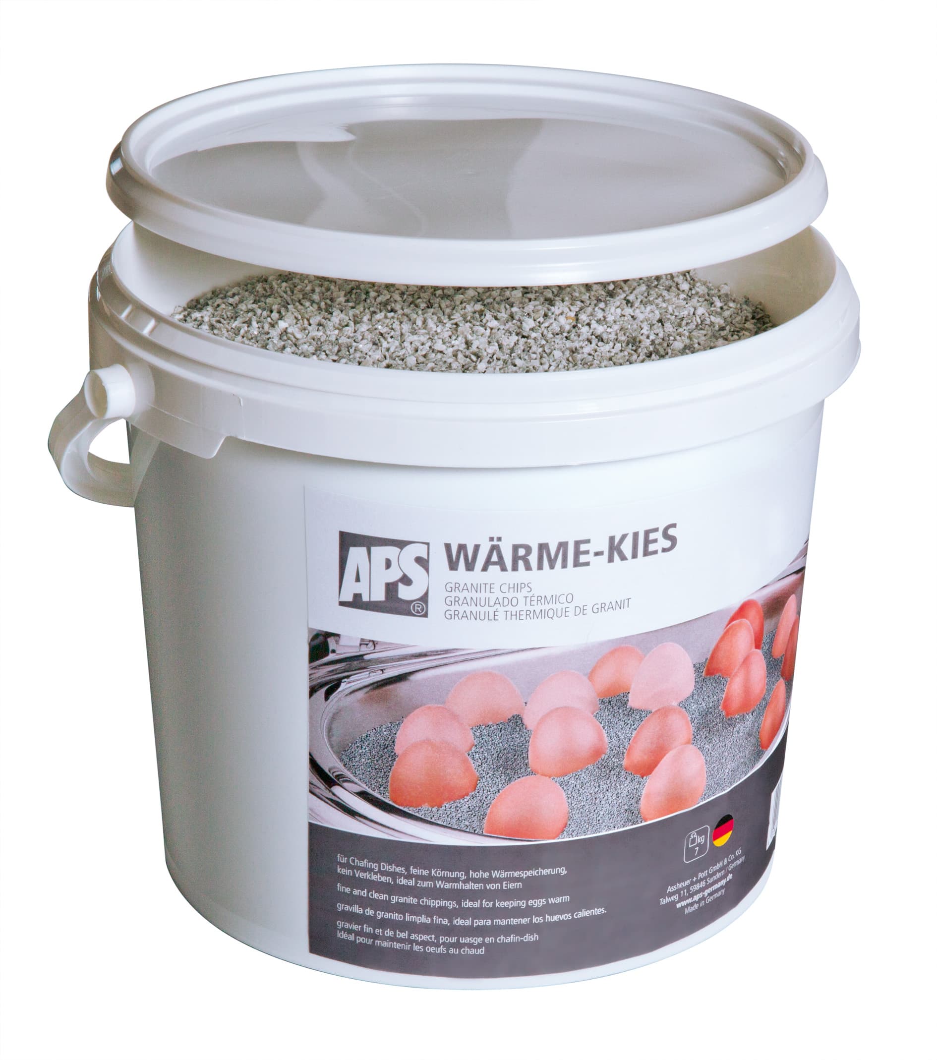 Granite chips -hoz Chafing dishes, contains 7 kg