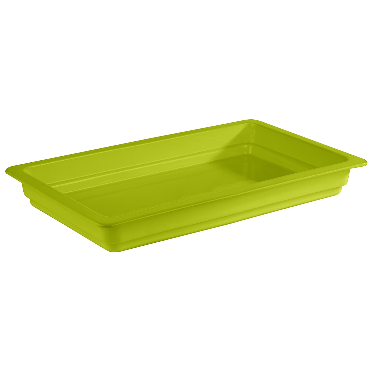 GN 1/1 container zöld 53 x 32,5 cm, m: 6 cm